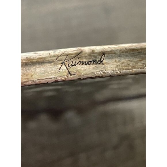 Vintage Raimond #254 Silverplate Glass Round Trivet Hot Plate 6" Diameter Spain - Picture 6 of 7